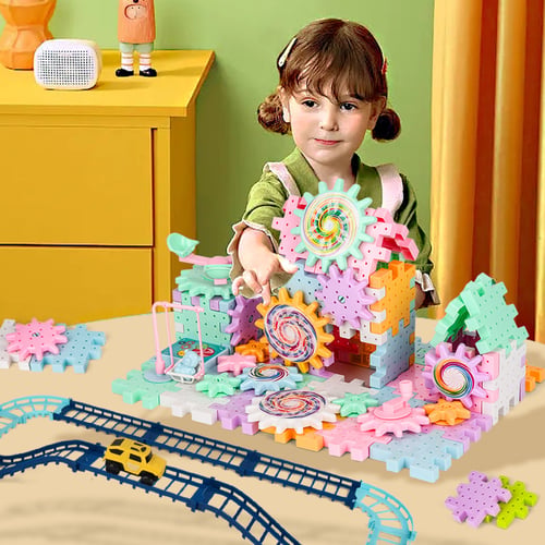 Educational Gear Building Set - Building Blocks - ImagineBlock Wonderland™