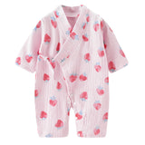 Barboteuse Kimono Bébé en Gaze de Coton