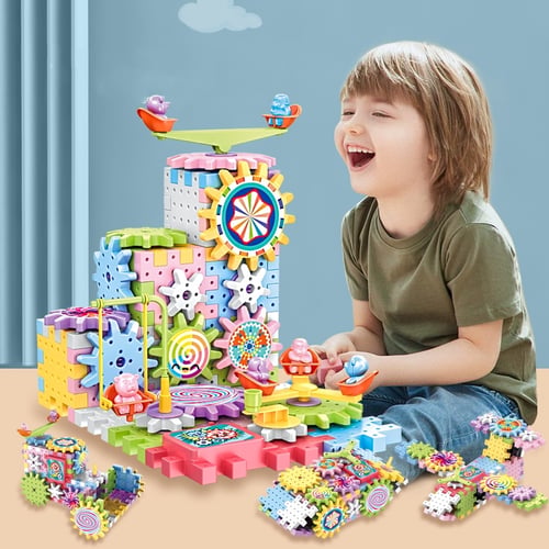 Educational Gear Building Set - Building Blocks - ImagineBlock Wonderland™