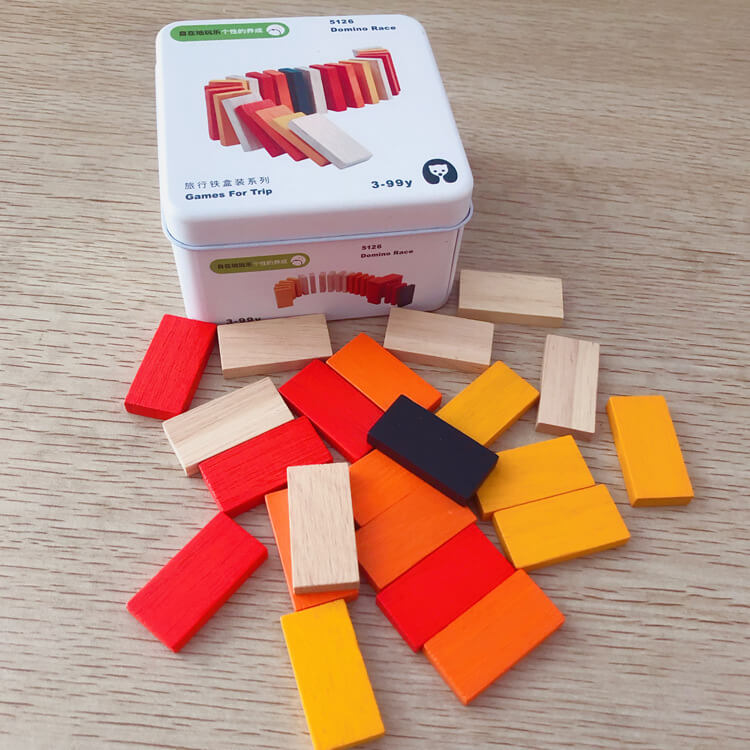 Montessori Travel Puzzle Box (6-in-1 Cognitive Blocks)