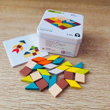 Montessori Travel Puzzle Box (6-in-1 Cognitive Blocks)