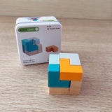 Montessori Travel Puzzle Box (6-in-1 Cognitive Blocks)