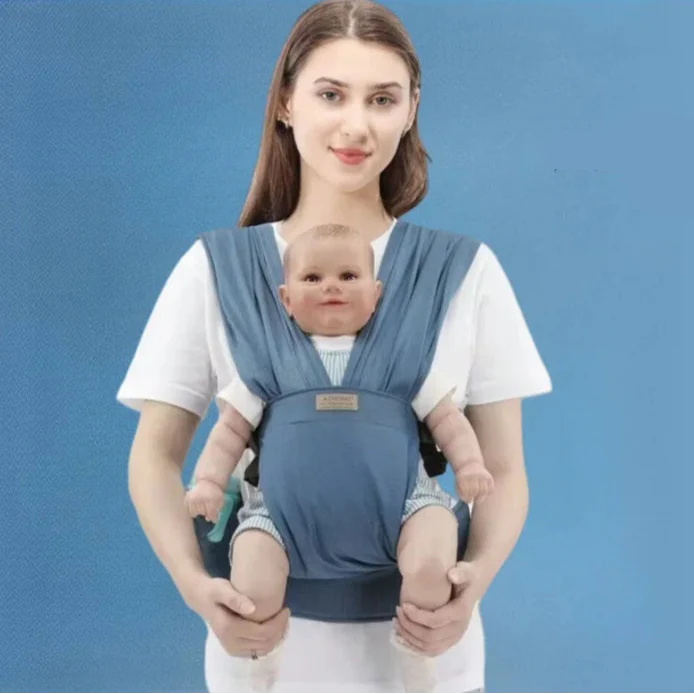 Fascia porta-bebè per neonati con tasca | StashNest