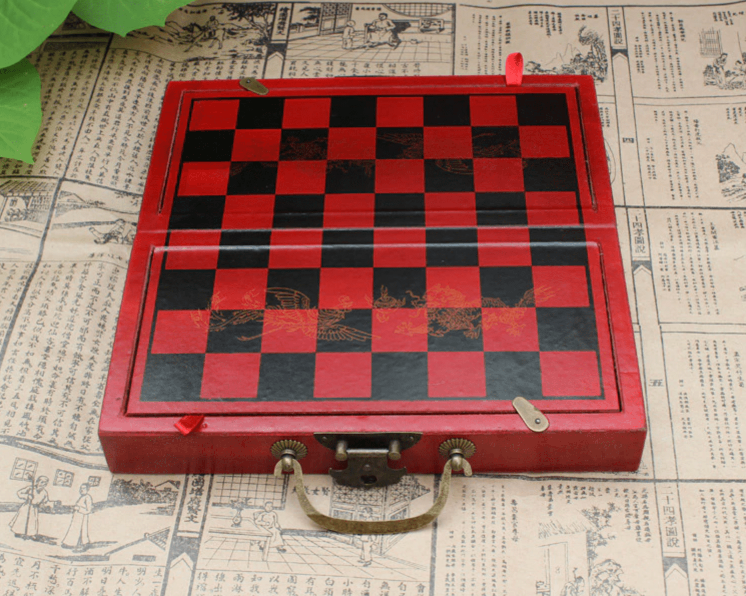 Jeu d'Échecs en Bois Artisanal