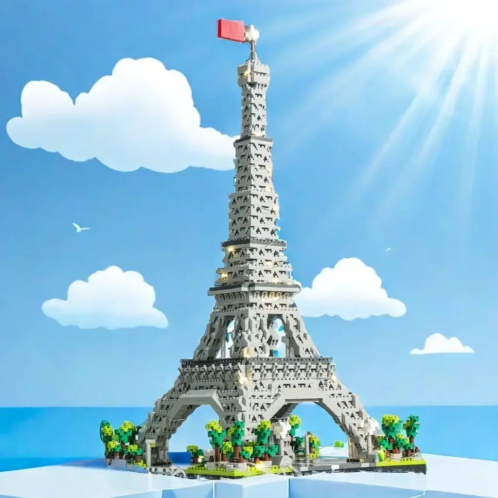 Micro Mini LED Eiffel Tower Blocks