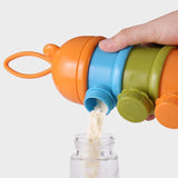 Boite doseuse poudre de lait multicolore pour bébé