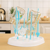Blue bottle drying rack - bottle dryer