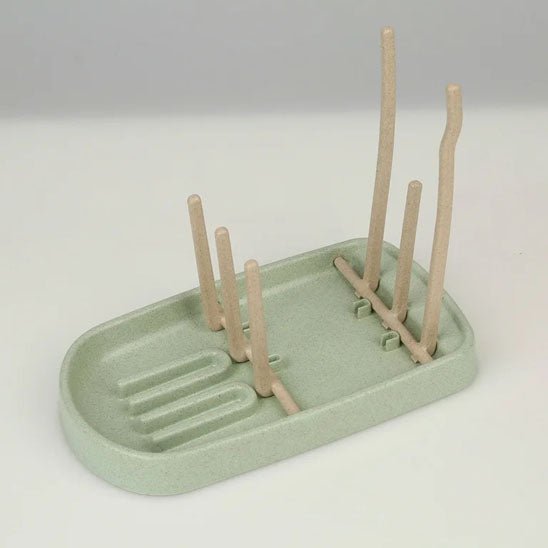 Bottle drying rack - Green