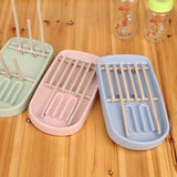 Bottle drying rack - blue