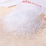 Elastique pour bracelet 500 pcs en silicone transparent pour loisirs créatifs et bracelets uniques ou déguisement carnaval