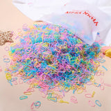 Elastique pour bracelet 500 pcs avec elastiques pastel assortis pour loisirs créatifs et bracelets uniques carnaval