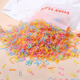 Elastique pour bracelet 500 pcs pile colorée de bracelets en caoutchouc pour loisirs créatifs et déguisement carnaval
