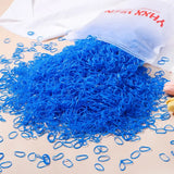 Elastique pour bracelet 500 pcs élastiques bleus vibrants en silicone idéaux pour loisirs créatifs et déguisement carnaval
