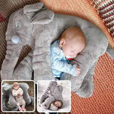 Peluche e cuscino - Elefante adorabile