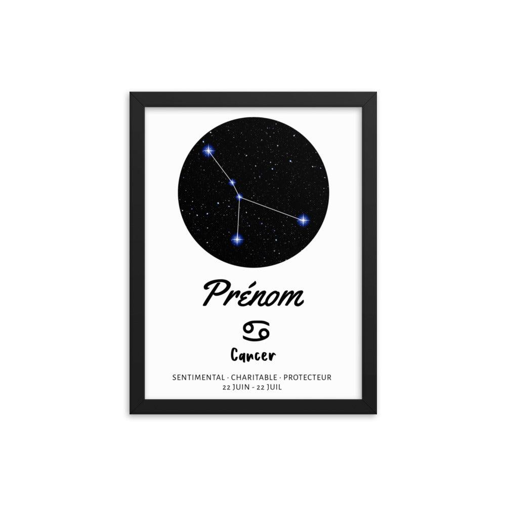 Tableau signe astrologique Cancer