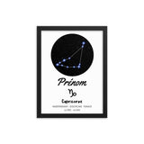 Quadro segno zodiacale Capricorno