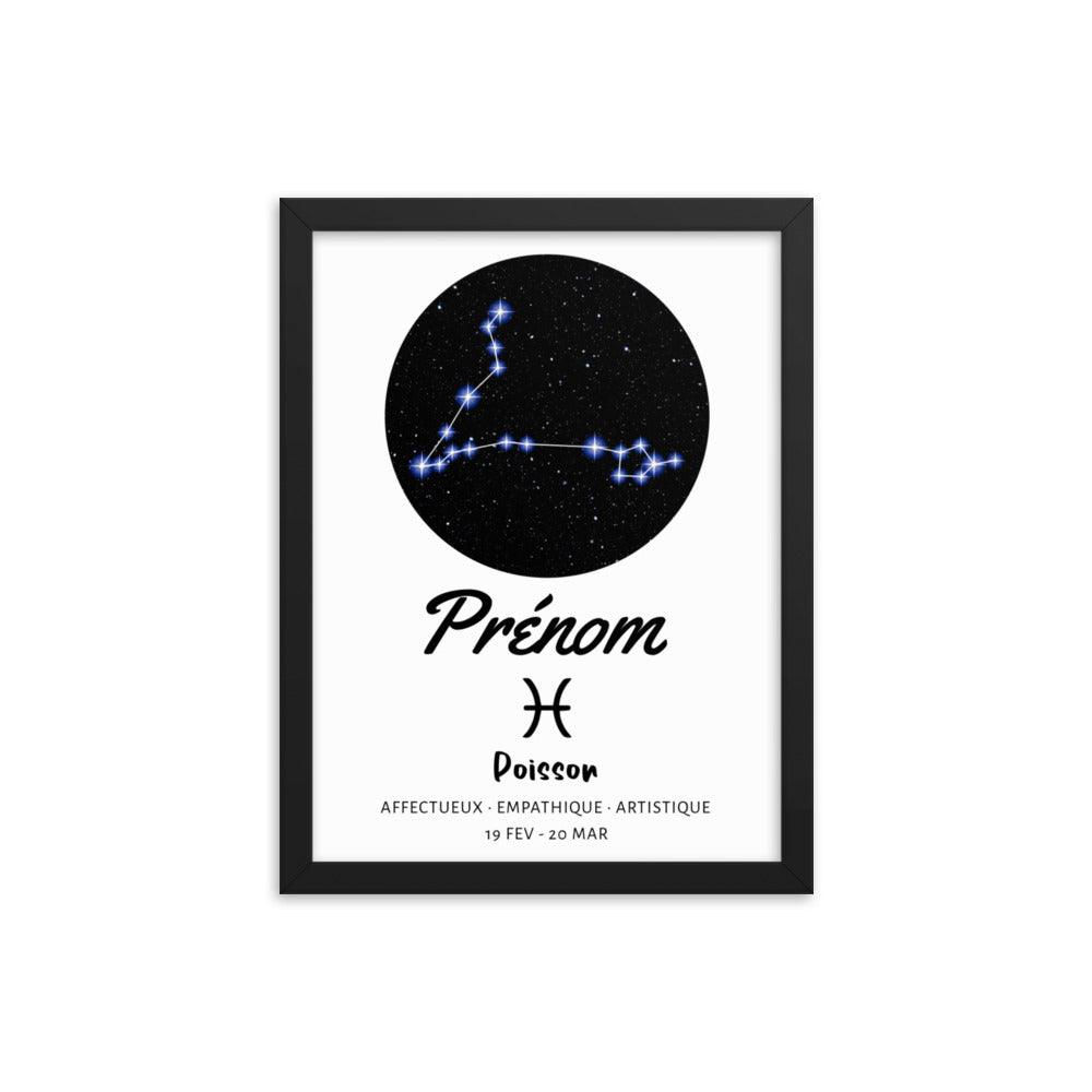 Quadro segno zodiacale Pesci