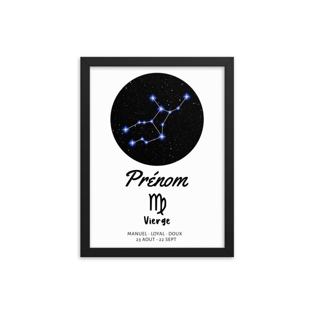 Quadro segno zodiacale Vergine