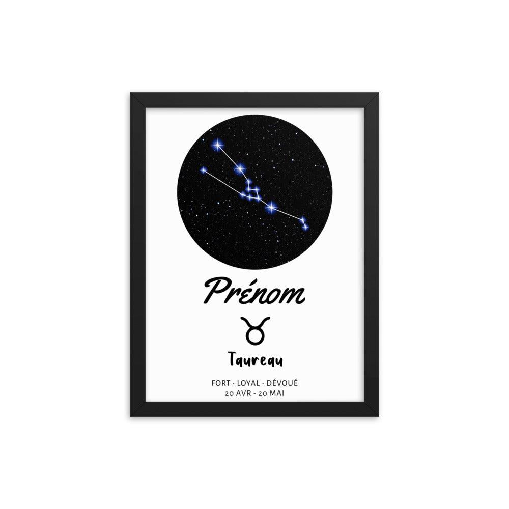 Quadro segno zodiacale Toro