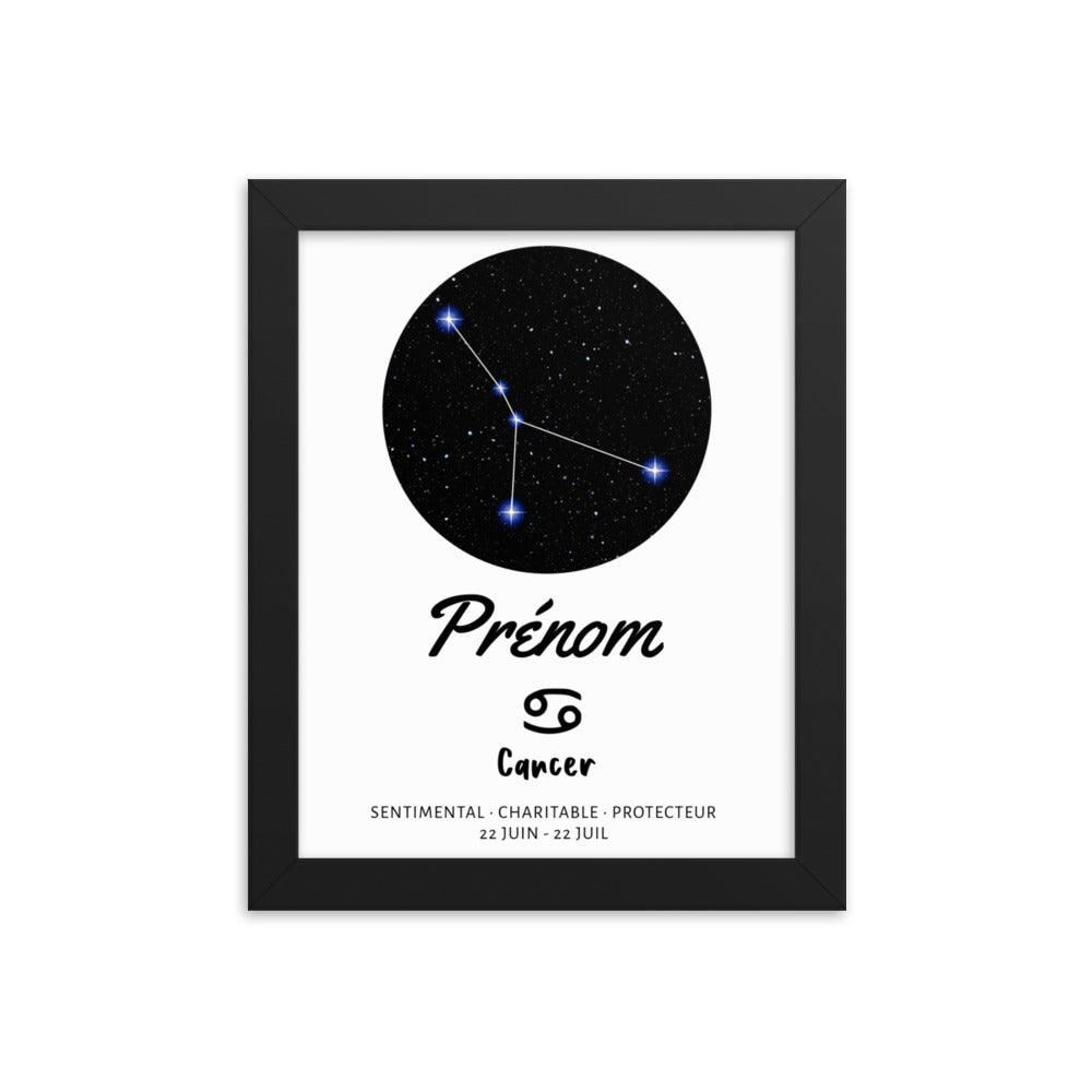 Tableau signe astrologique Cancer