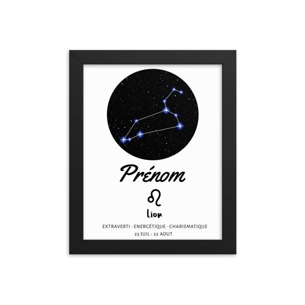 Tableau signe astrologique Lion