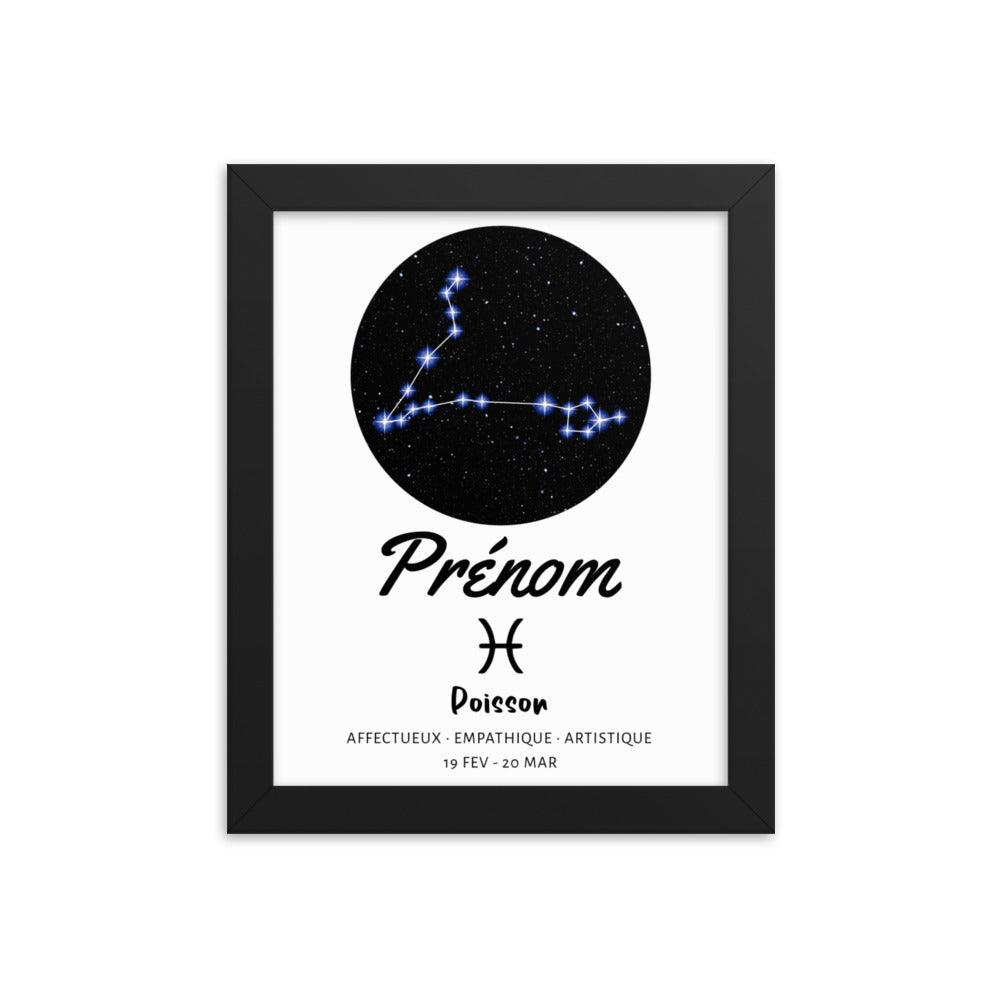 Quadro segno zodiacale Pesci