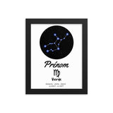 Quadro segno zodiacale Vergine