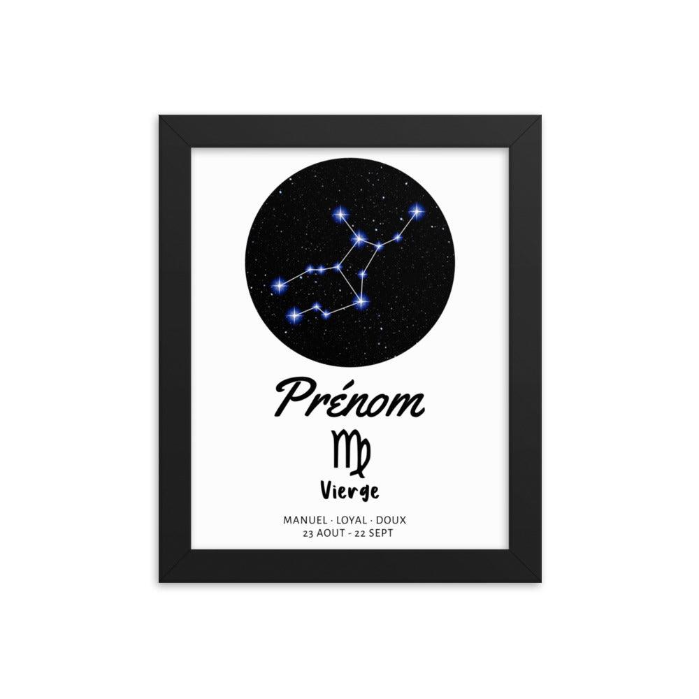 Quadro segno zodiacale Vergine