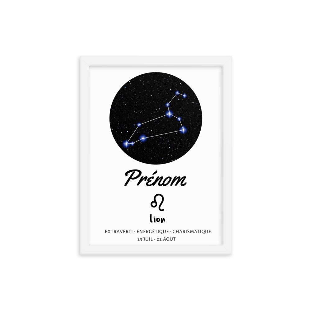 Tableau signe astrologique Lion