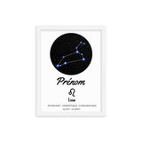 Tableau signe astrologique Lion
