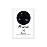 Quadro segno zodiacale Pesci