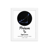Quadro segno zodiacale Capricorno