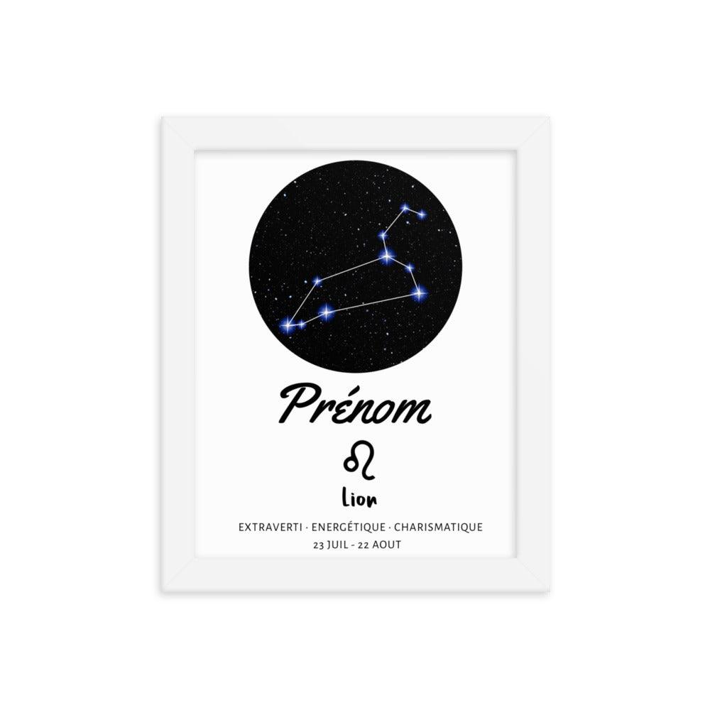 Tableau signe astrologique Lion