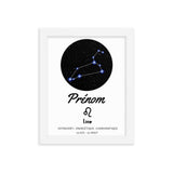 Tableau signe astrologique Lion