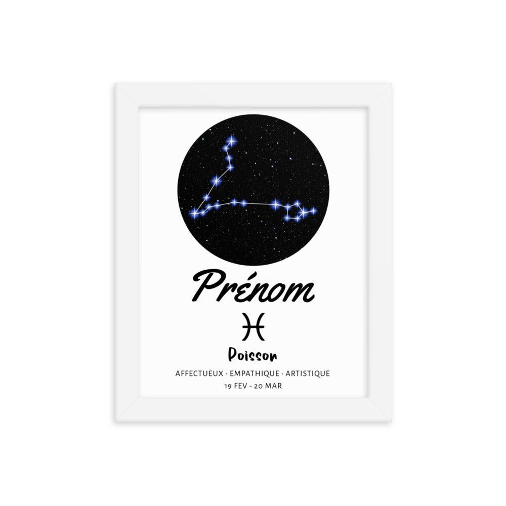 Quadro segno zodiacale Pesci