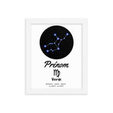 Quadro segno zodiacale Vergine