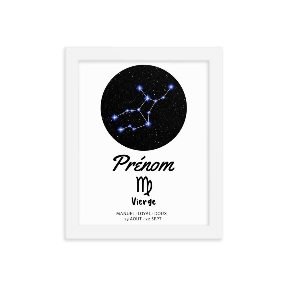 Quadro segno zodiacale Vergine