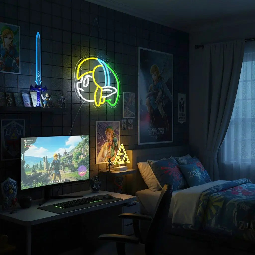 Zelda Neon Link Sign
