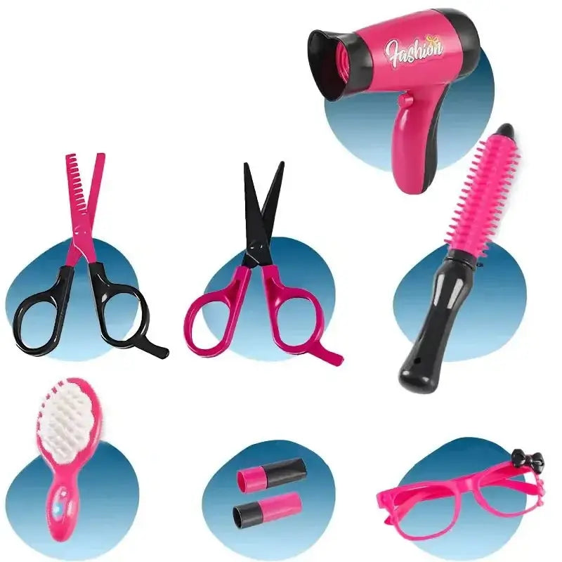 17-Piece Beauty Salon Set for Kids