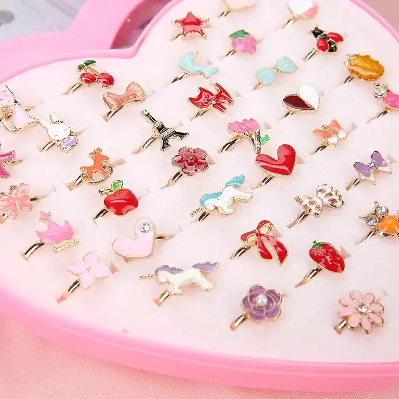Adjustable Rings Set for Girls