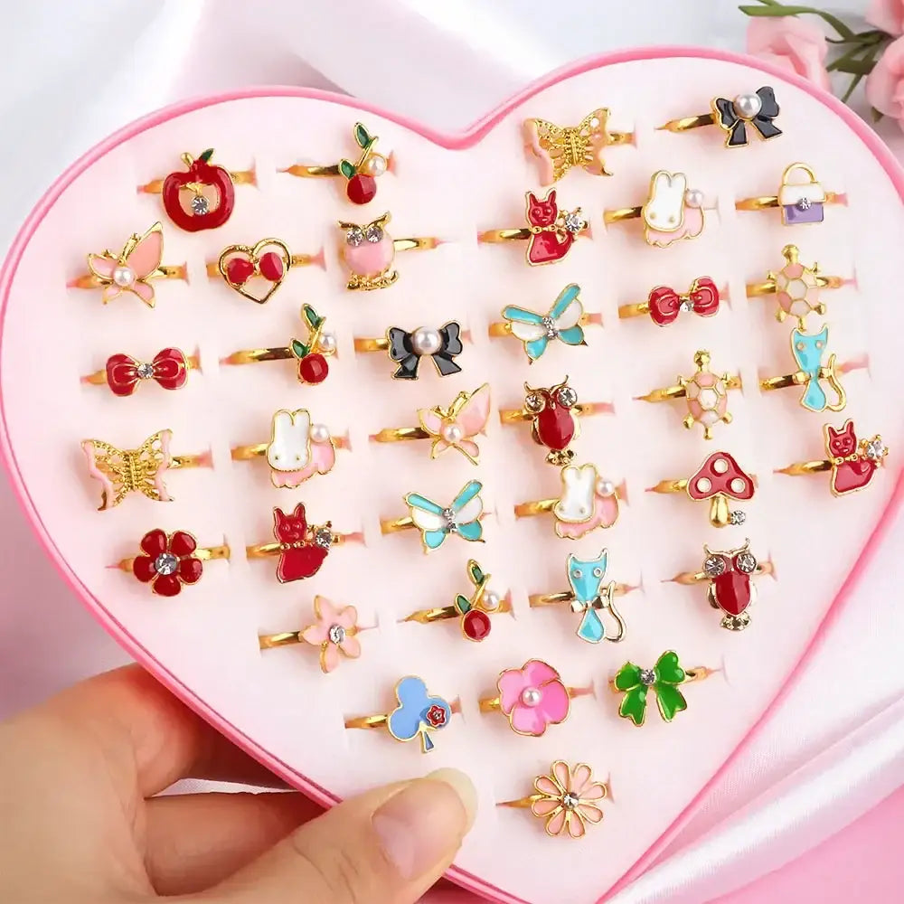 Adjustable Rings Set for Girls