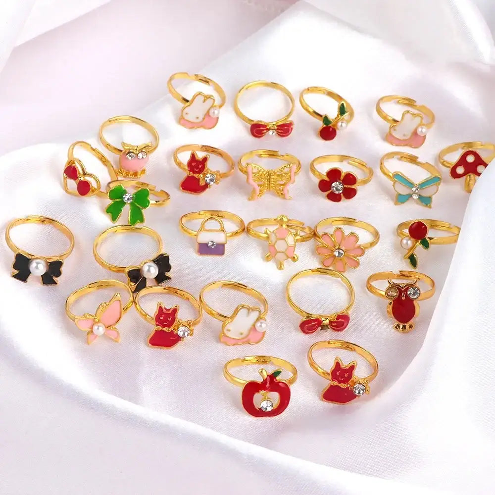 Adjustable Rings Set for Girls