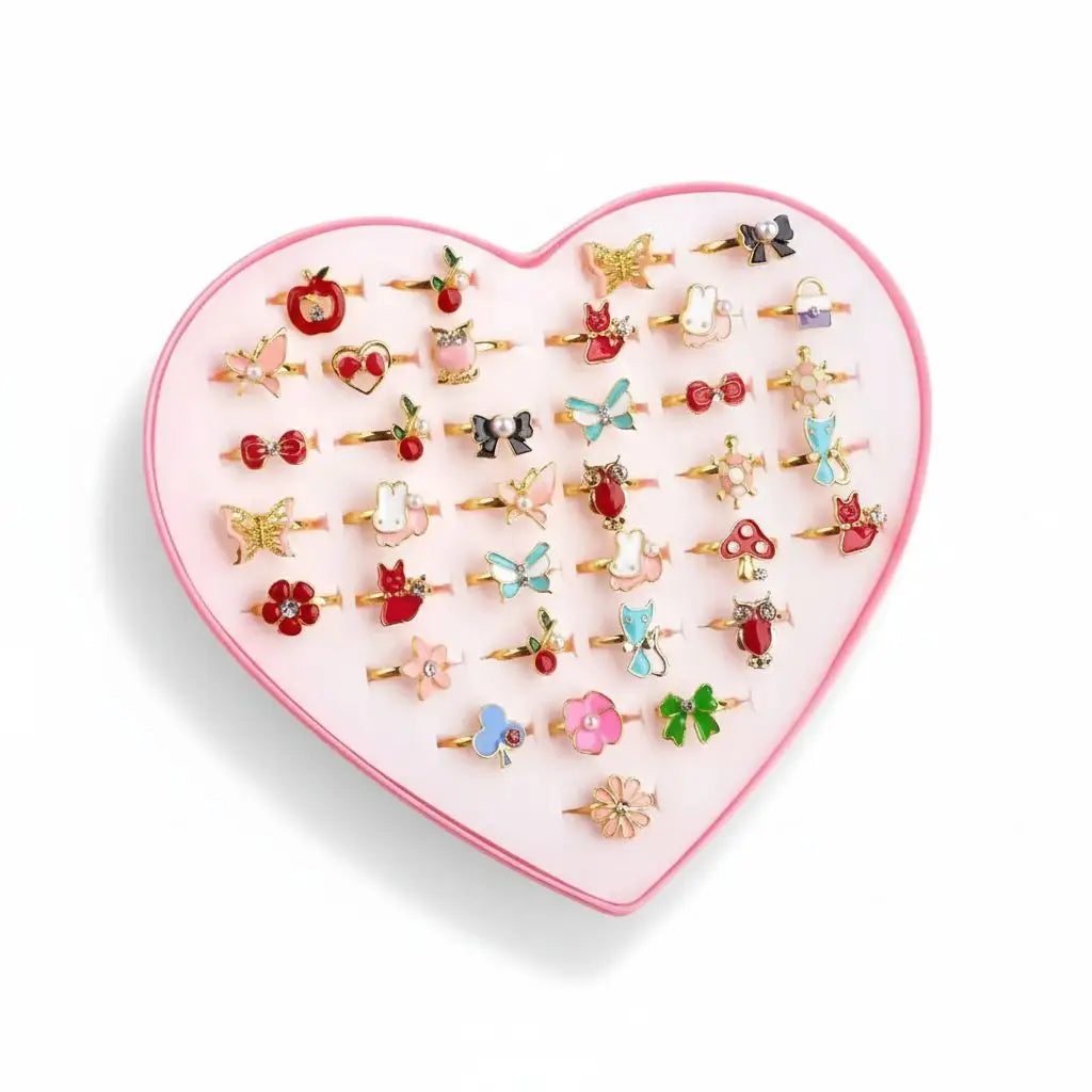 Adjustable Rings Set for Girls