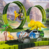 Ensemble Circuit voiture électrique Dinosaure