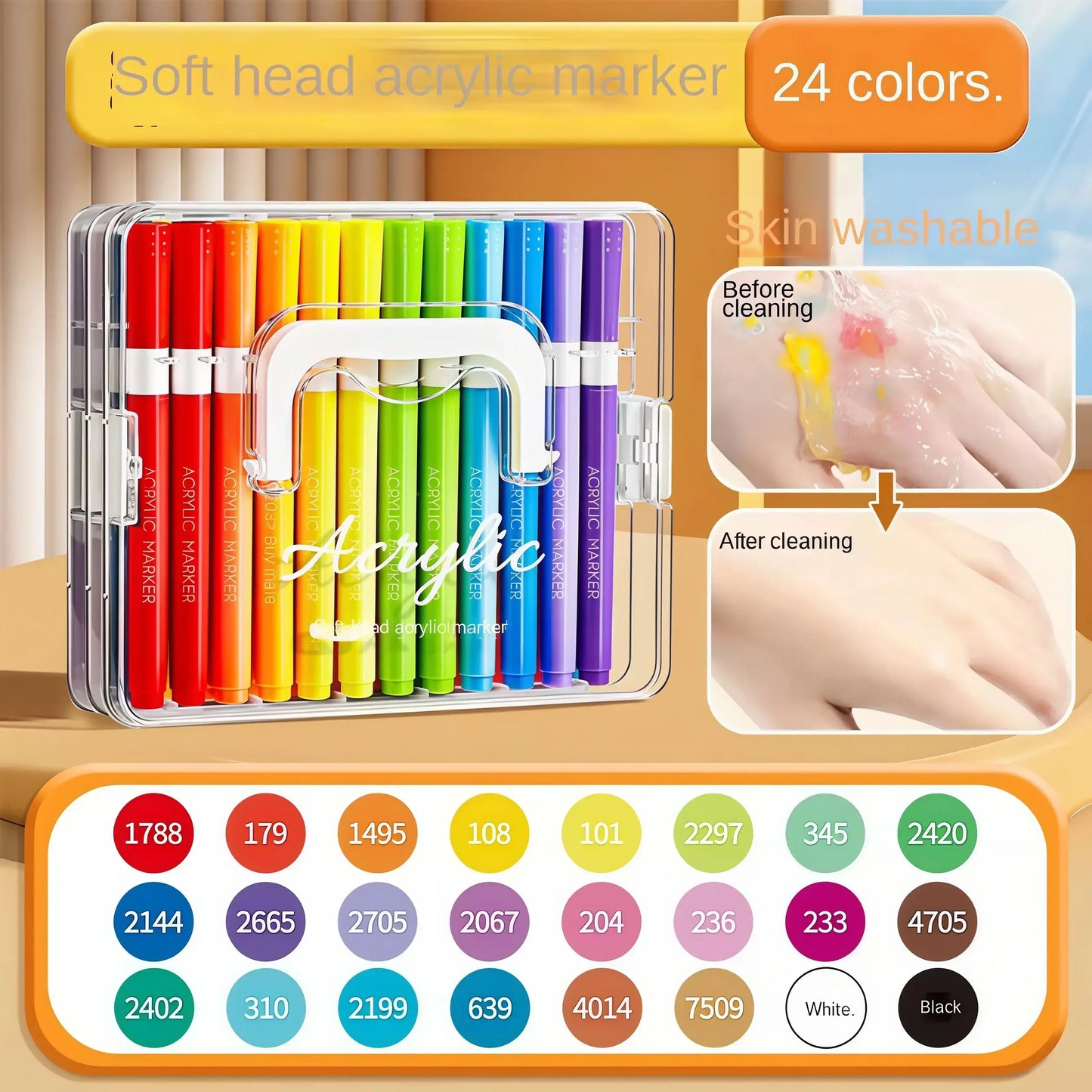 Acrylic Brush Pen Set