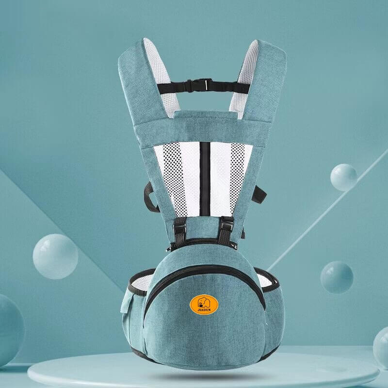 Porte-bébé Ergonomique avec Siège pour Hanche et Poche de Rangement (Grab-and-Go)