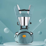 Porte-bébé Ergonomique avec Siège pour Hanche et Poche de Rangement (Grab-and-Go)