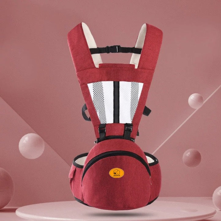 Porte-bébé Ergonomique avec Siège pour Hanche et Poche de Rangement (Grab-and-Go)