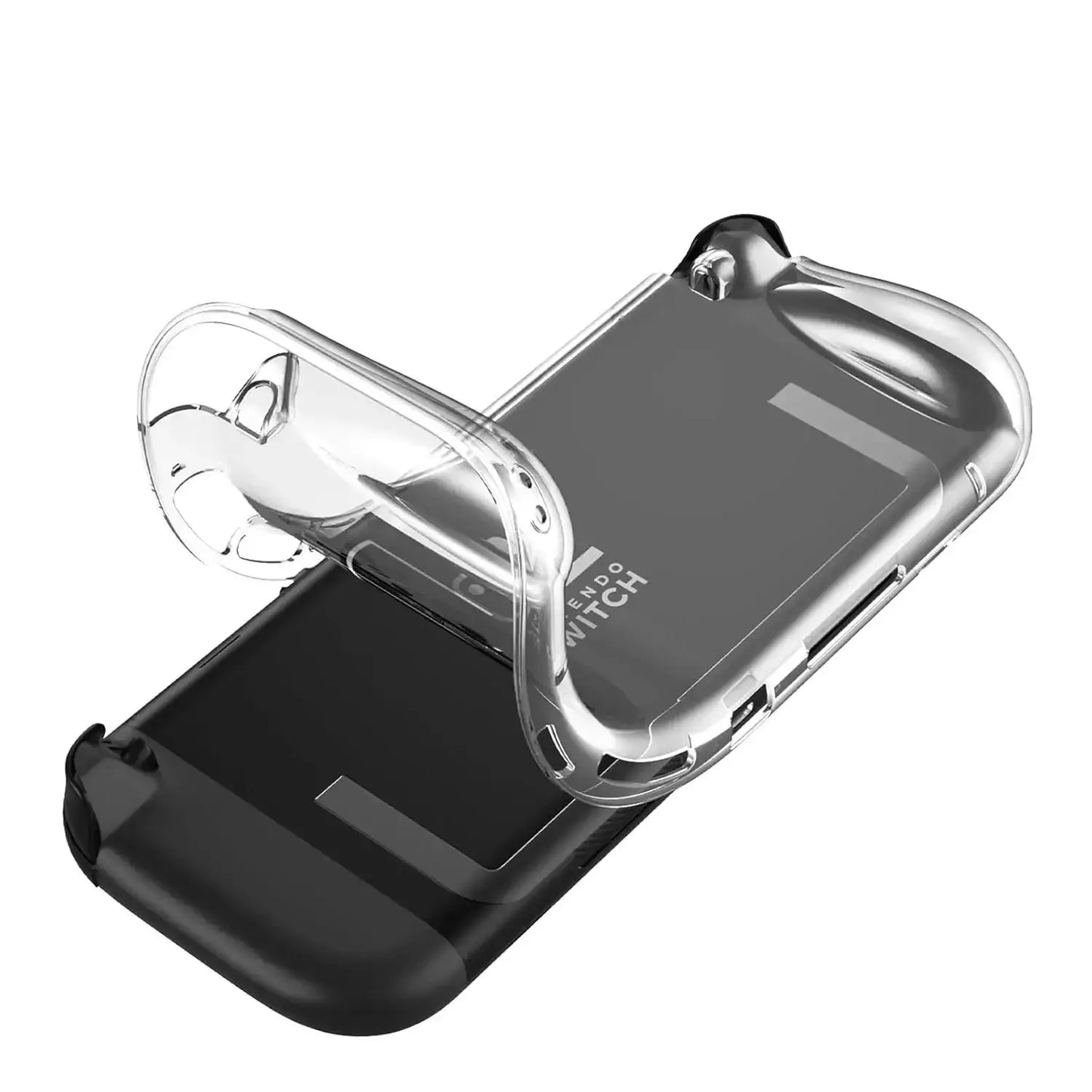 Étui protection console nintendo switch 2 en silicone transparent pour accès facile et main confortable