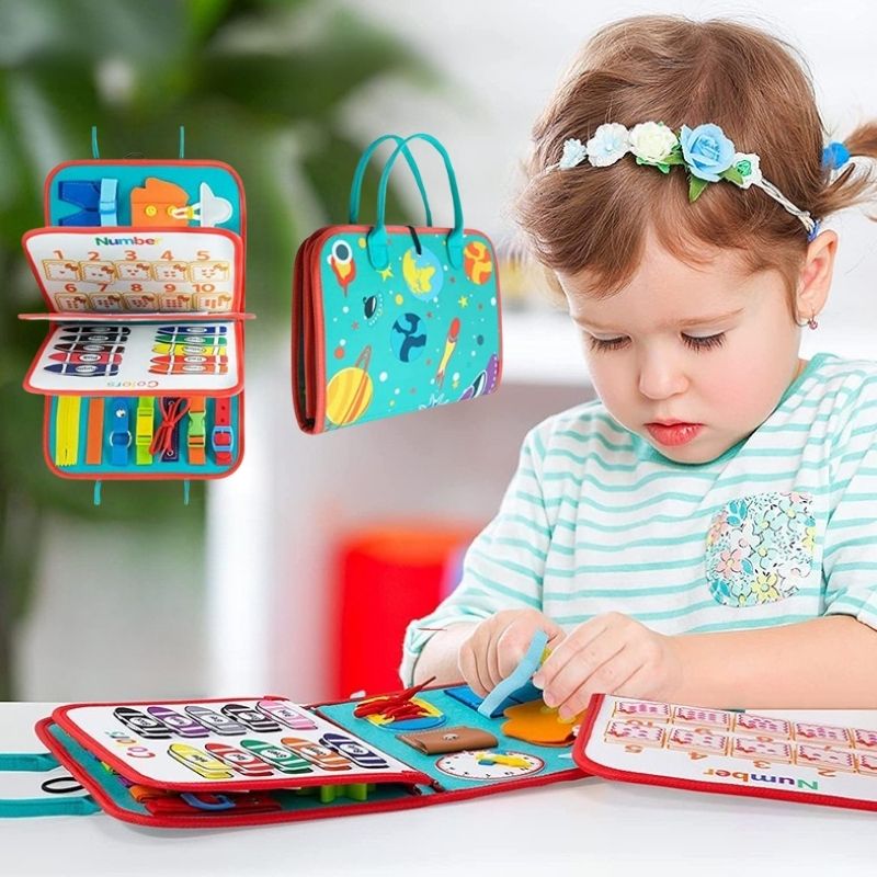 ÉveilBlou™: Planche sensorielle éducative